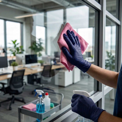 Low Derma Dark Blue Large Nitrile Gloves - Hypoallergenic, Non-Sterile, Powder-Free - 1000 count box