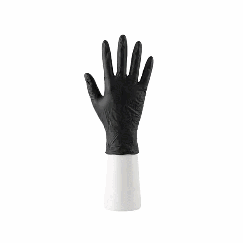 Low Derma Blackberry Extra Large Nitrile Gloves - Hypoallergenic, Non-Sterile, Powder-Free - 100 count box