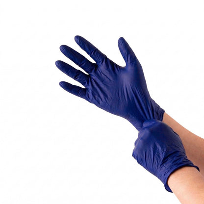 Low Derma Blue Extra Large Nitrile Gloves - Hypoallergenic, Non-Sterile, Powder-Free - 1000 count box