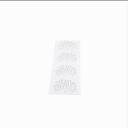 Pastry Tek Gray Silicone Coral Fondant Impression Mat - 1 count box