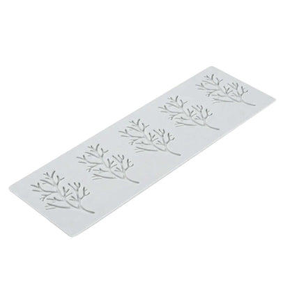 Pastry Tek Gray Silicone Branch Fondant Impression Mat - 1 count box