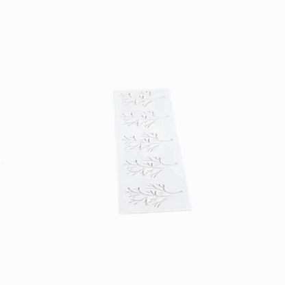 Pastry Tek Gray Silicone Branch Fondant Impression Mat - 1 count box
