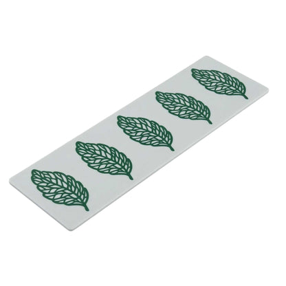 Pastry Tek Gray Silicone Spring Leaf Fondant Impression Mat - 1 count box