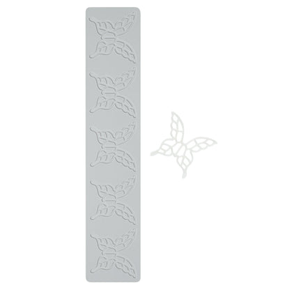 Pastry Tek Gray Silicone Butterfly Fondant Impression Mat - 1 count box