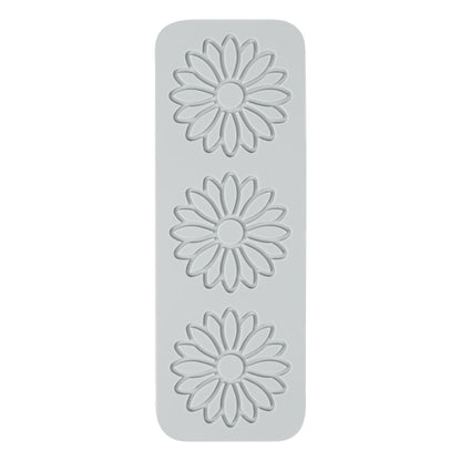 Pastry Tek Gray Silicone Flower Fondant Impression Mat - 1 count box