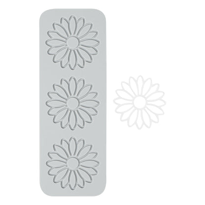 Pastry Tek Gray Silicone Flower Fondant Impression Mat - 1 count box