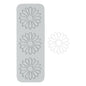 Pastry Tek Gray Silicone Flower Fondant Impression Mat - 1 count box