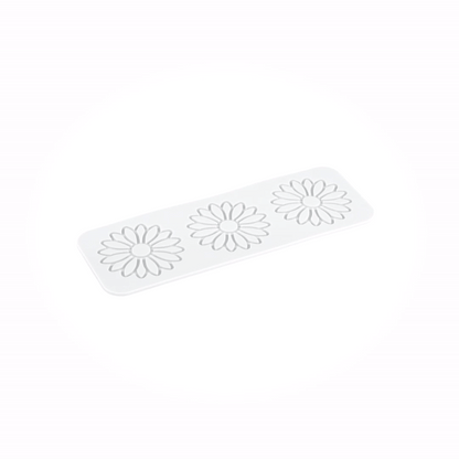 Pastry Tek Gray Silicone Flower Fondant Impression Mat - 1 count box