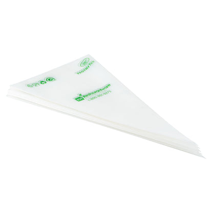 Pastry Tek Clear Plastic Pastry Piping Bag - Dual Color - 18" - 100 count box