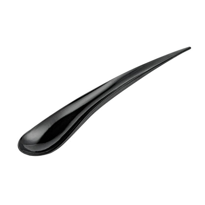 Chef 101 Black Plastic Deco Party Spoon - 8" - 500 count box