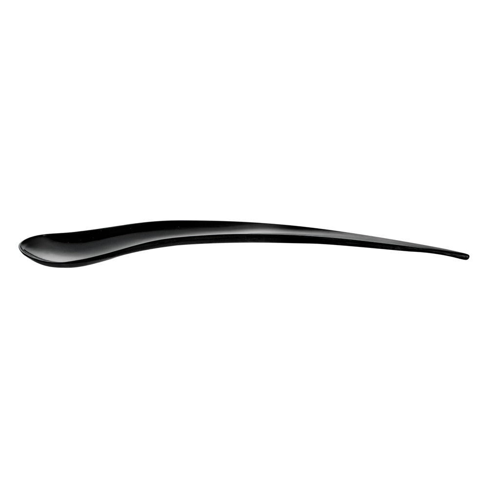 Chef 101 Black Plastic Deco Party Spoon - 8" - 500 count box