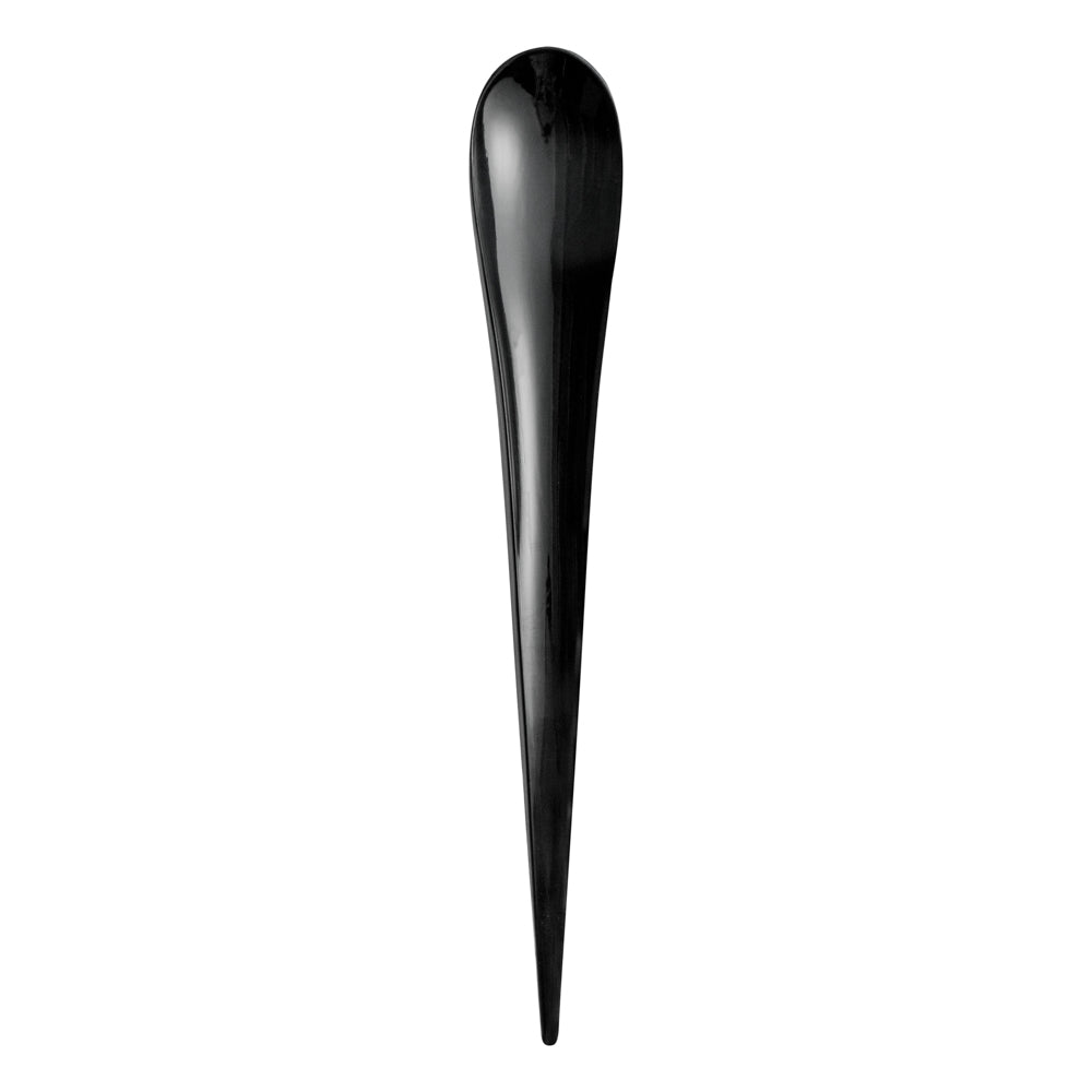 Chef 101 Black Plastic Deco Party Spoon - 8" - 500 count box