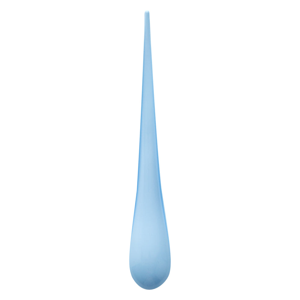 Chef 101 Blue Plastic Deco Party Spoon - 8" - 500 count box