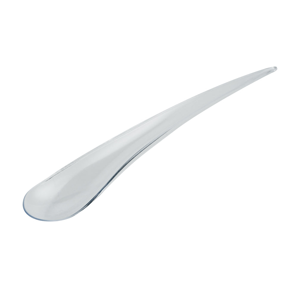 Chef 101 Clear Plastic Deco Party Spoon - 8" - 500 count box