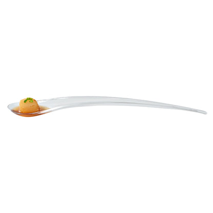 Chef 101 Clear Plastic Deco Party Spoon - 8" - 500 count box