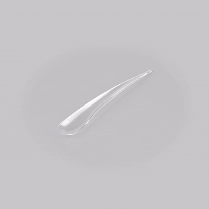 Chef 101 Clear Plastic Deco Party Spoon - 8" - 500 count box