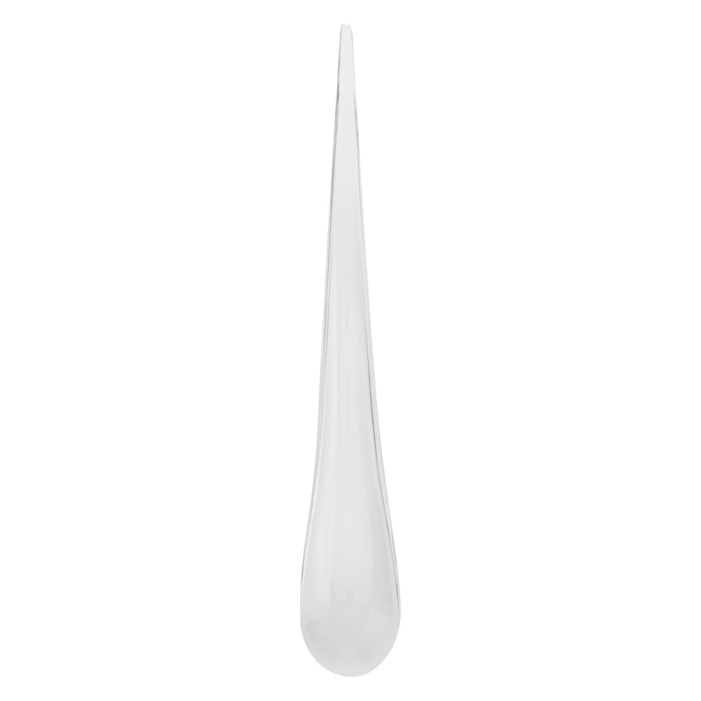 Chef 101 Clear Plastic Deco Party Spoon - 8" - 500 count box