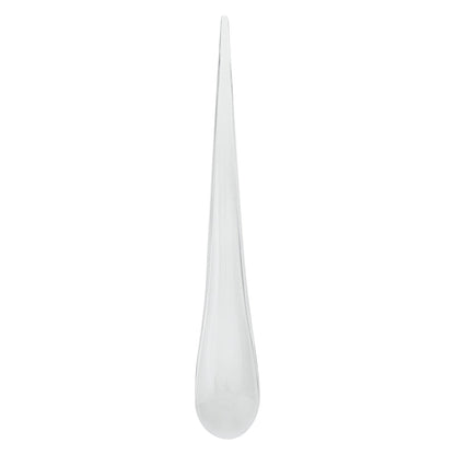 Chef 101 Clear Plastic Deco Party Spoon - 8" - 500 count box