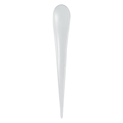 Chef 101 Clear Plastic Deco Party Spoon - 8" - 500 count box