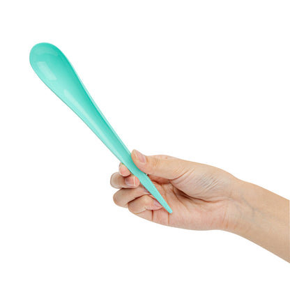 Chef 101 Teal Plastic Deco Party Spoon - 8" - 500 count box