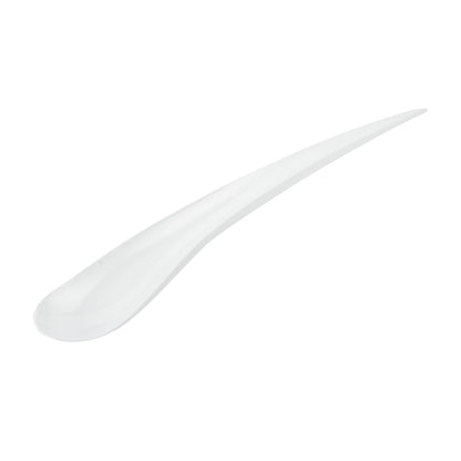 Chef 101 White Plastic Deco Party Spoon - 8" - 500 count box