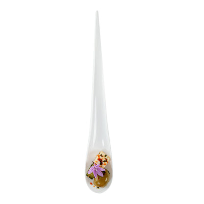 Chef 101 White Plastic Deco Party Spoon - 8" - 500 count box