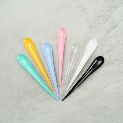 Chef 101 White Plastic Deco Party Spoon - 8" - 500 count box
