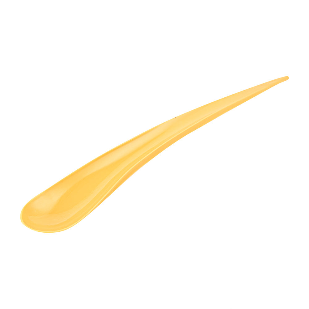 Chef 101 Yellow Plastic Deco Party Spoon - 8" - 500 count box