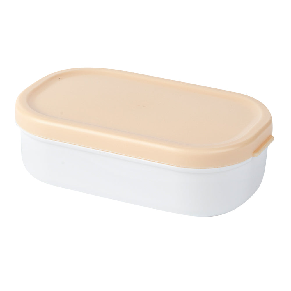 Bento Tek 41 oz Wood Grain and White Buddha Box All-in-One Lunch Box - with Utensils, Sauce Cup - 7 1/4" x 4 1/4" x 4" - 1 count box
