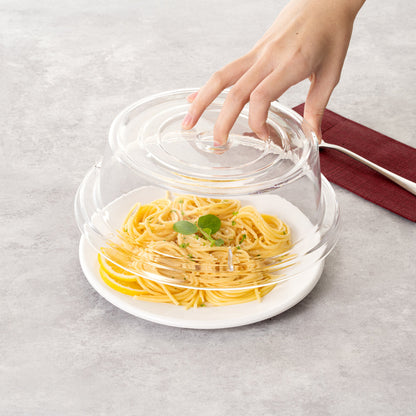 Cater Tek Clear Polycarbonate Plate Cover - 8 1/2" - 1 count box