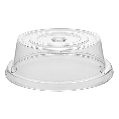 Cater Tek Clear Polycarbonate Plate Cover - 8 1/2" - 10 count box