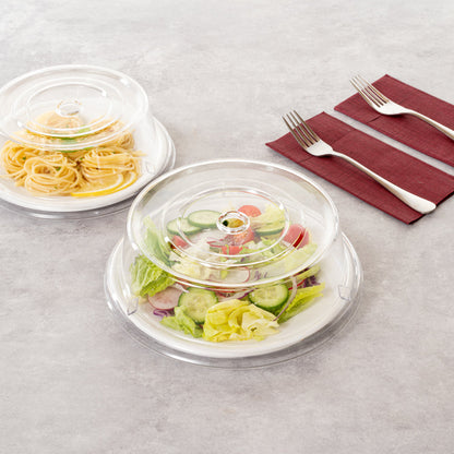 Cater Tek Clear Polycarbonate Plate Cover - 9 1/2" - 1 count box