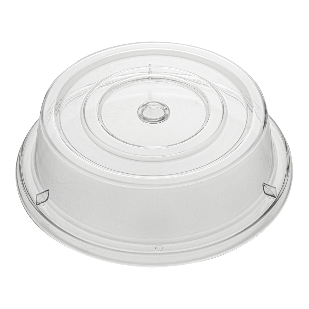 Cater Tek Clear Polycarbonate Plate Cover - 9 1/2" - 10 count box