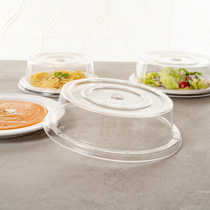 Cater Tek Clear Polycarbonate Plate Cover - 10 1/4" - 1 count box
