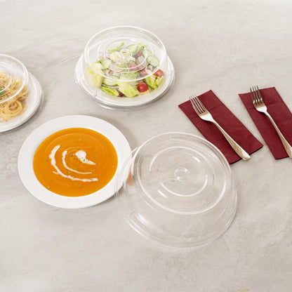 Cater Tek Clear Polycarbonate Plate Cover - 10 1/4" - 1 count box