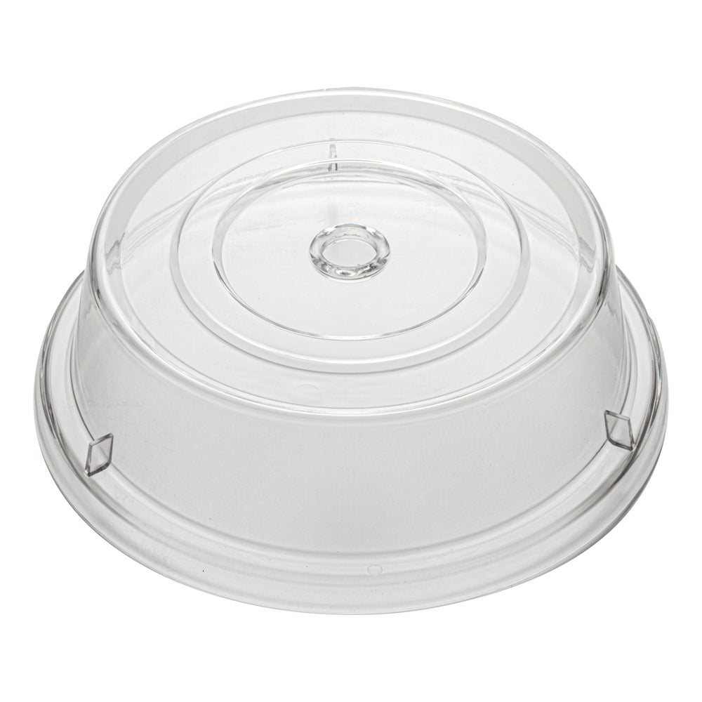 Cater Tek Clear Polycarbonate Plate Cover - 10 1/4" - 10 count box