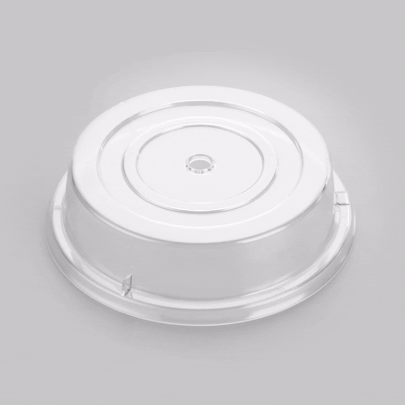 Cater Tek Clear Polycarbonate Plate Cover - 11" - 1 count box