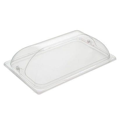 Cater Tek Clear Polycarbonate Plate Cover - Full Size - 21" x 13 1/4" - 1 count box