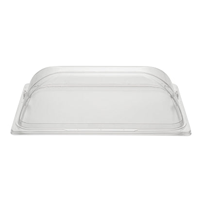 Cater Tek Clear Polycarbonate Plate Cover - Full Size - 21" x 13 1/4" - 10 count box