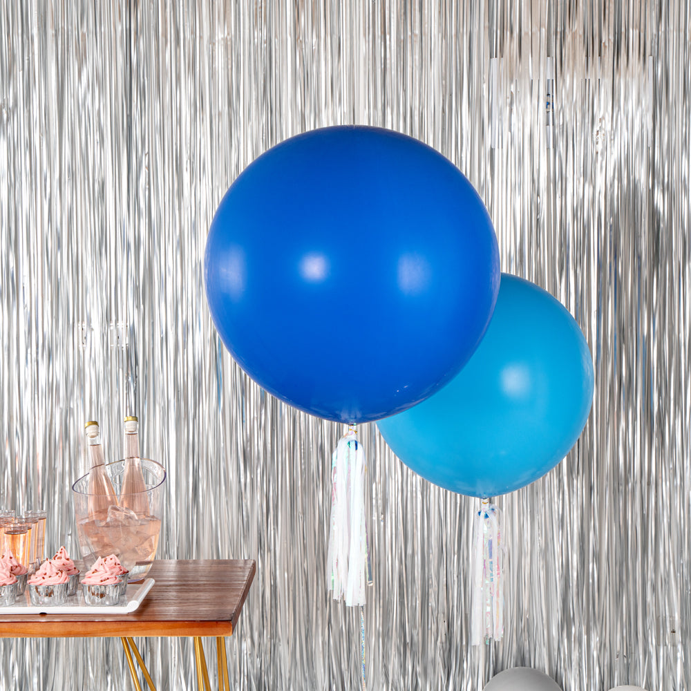 Balloonify Blue Latex Balloon - 36" - 10 count box