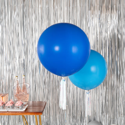 Balloonify Blue Latex Balloon - 36" - 10 count box