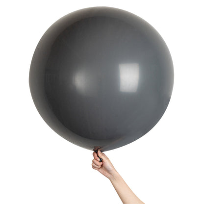 Balloonify Gray Latex Balloon - 36" - 10 count box