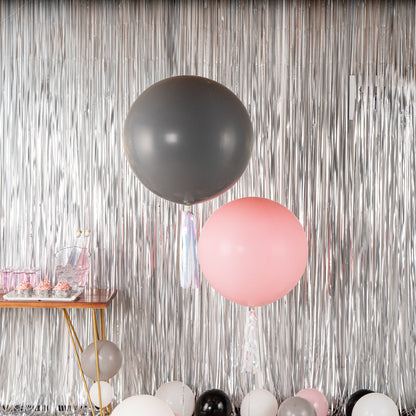 Balloonify Gray Latex Balloon - 36" - 10 count box