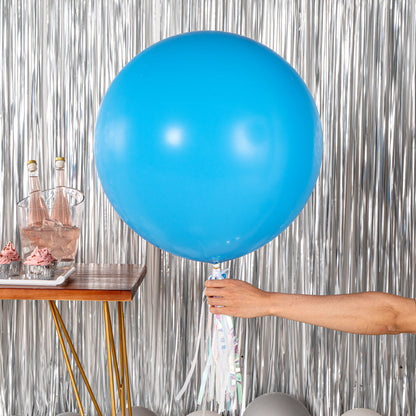 Balloonify Light Blue Latex Balloon - 36" - 10 count box