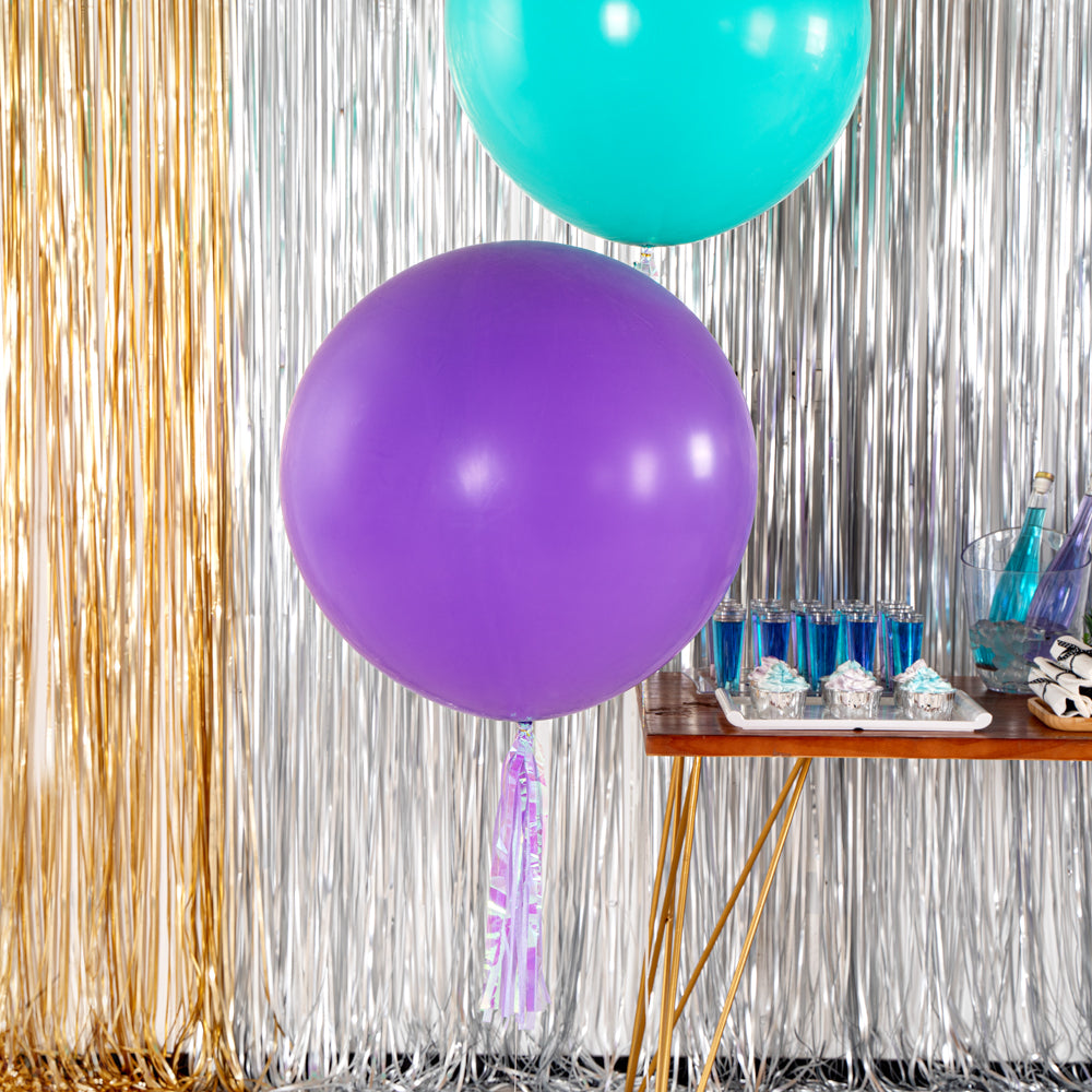Balloonify Purple Latex Balloon - 36" - 10 count box