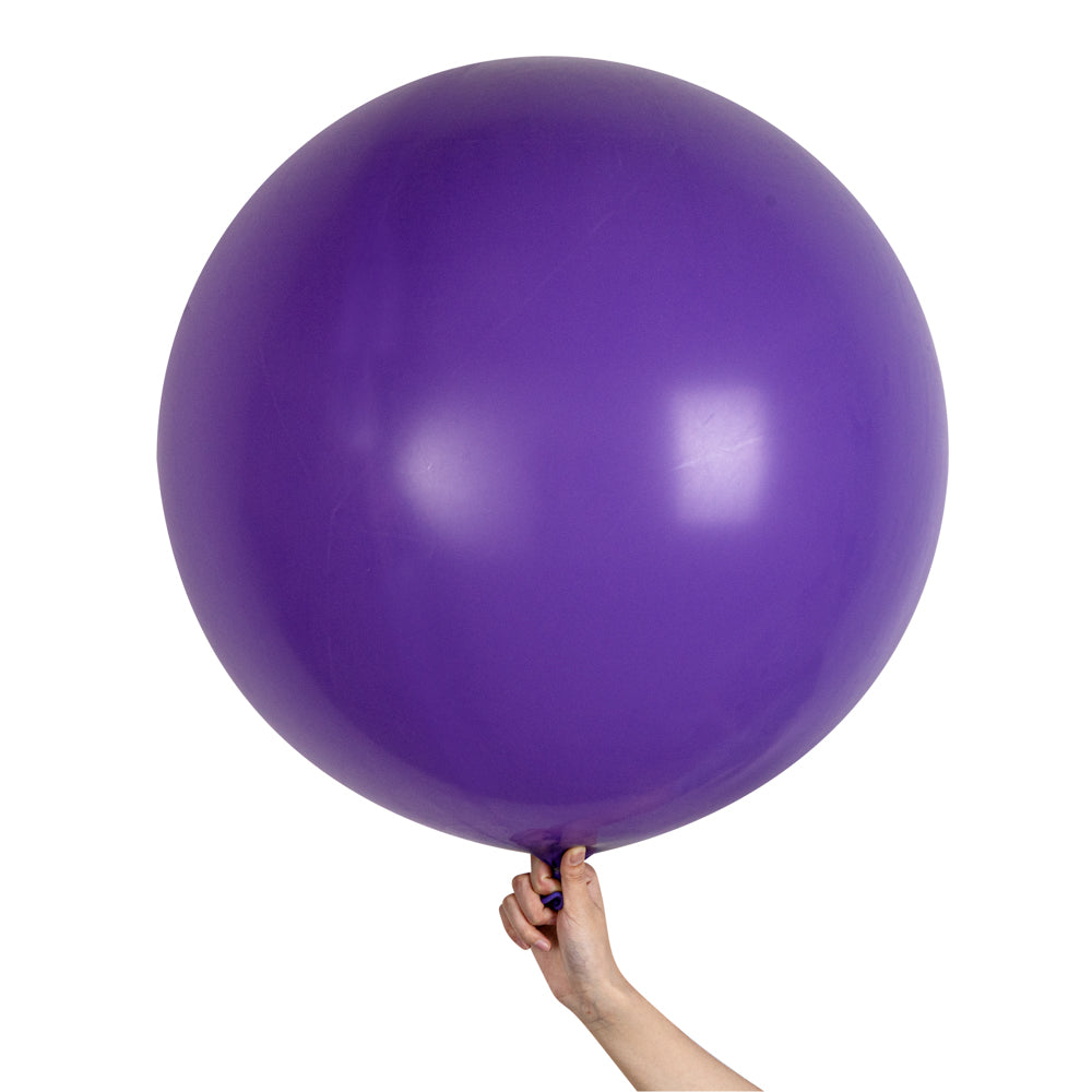 Balloonify Purple Latex Balloon - 36" - 10 count box