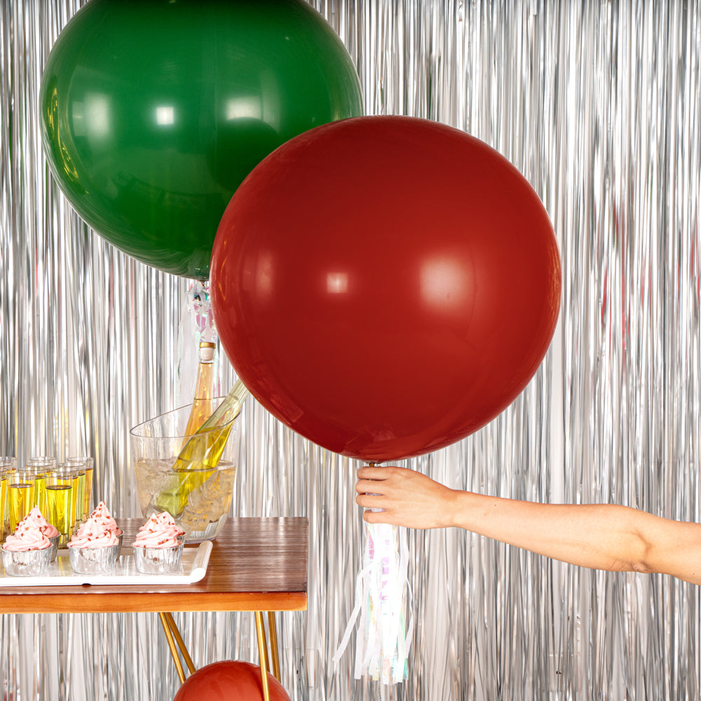 Balloonify Pomegranate Red Latex Balloon - 36" - 10 count box