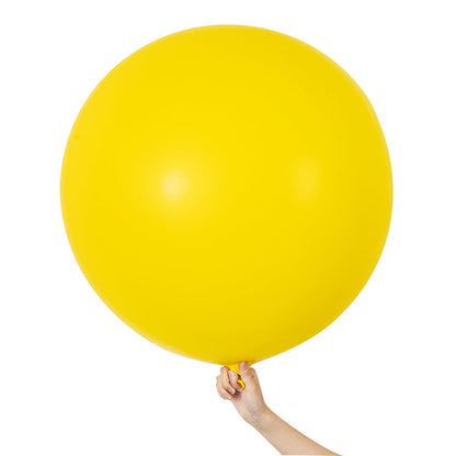 Balloonify Yellow Latex Balloon - 36" - 10 count box