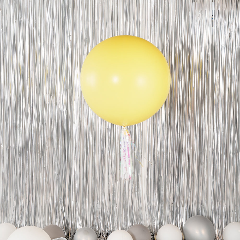 Balloonify Pastel Yellow Latex Balloon - 36" - 10 count box