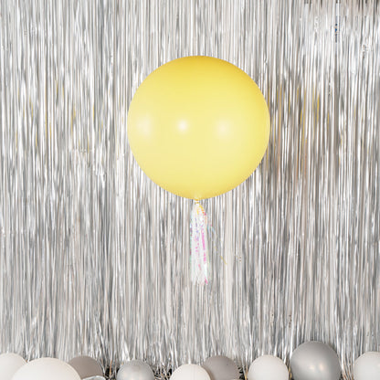 Balloonify Pastel Yellow Latex Balloon - 36" - 10 count box